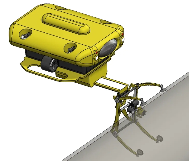 Submarine Robot��ͧ�C����ˮ�Cе��ROV���S�D�� Solidworks�OӋ
