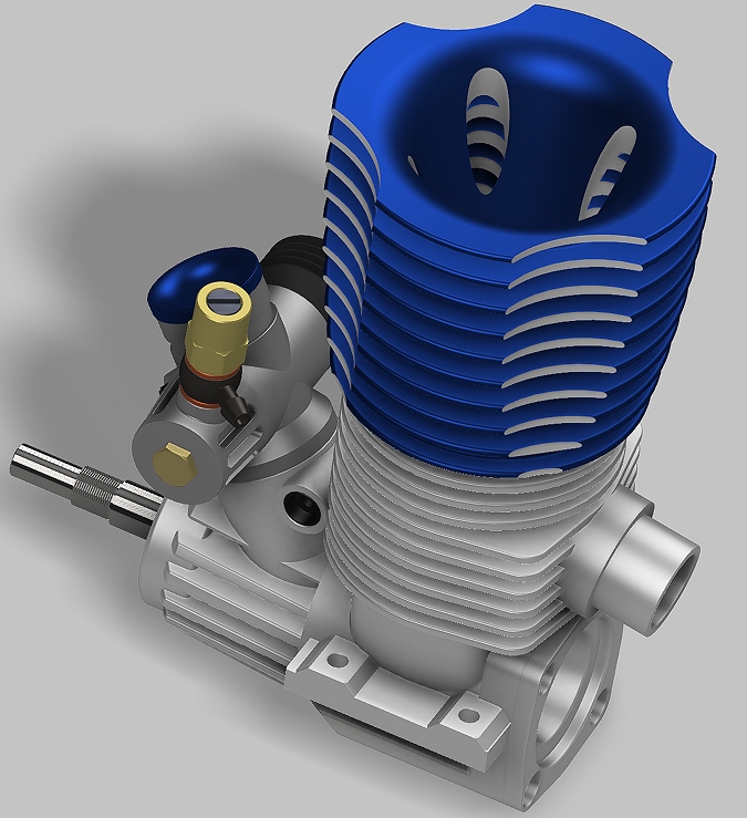 RC Engine 3.5ccģ�Ͱl�әC3D��ģ�D�� STP��ʽ