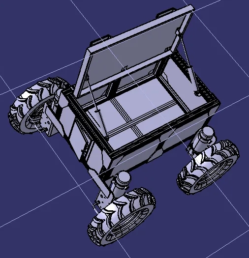 UNMANNED GROUND VEHICLE�o�˵���܇3D��ģ�D�� STEP��ʽ