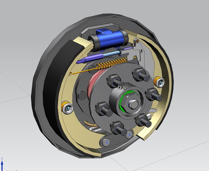 Drum Brake��ʽ�Ƅ���3D�D�� UG�OӋ
