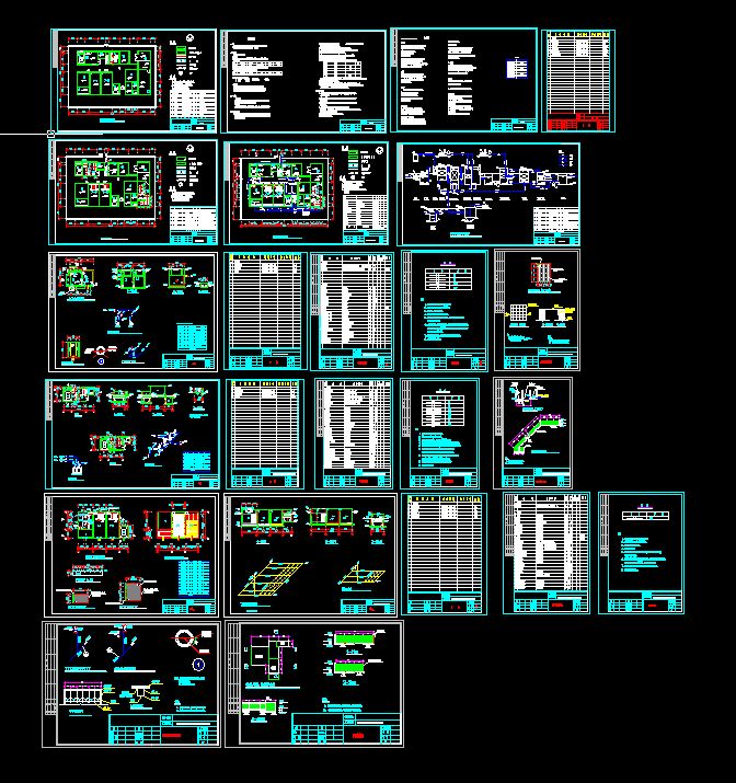 50��ˎ�S�Uˮ̎��ȫ��CAD�D��CAD,24����