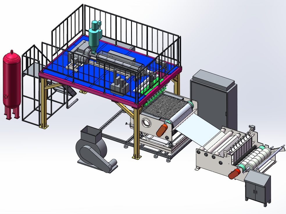 Melt spray cloth�ۇ������a(ch��n)��3D��(sh��)ģ�D�� Solidworks�OӋ