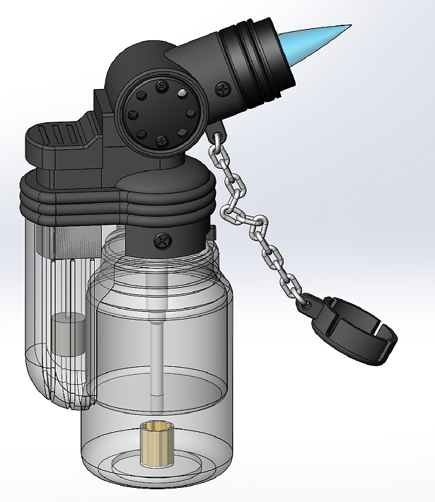 Cigarette Lighter�c�������C3D�D�� Solidworks�OӋ