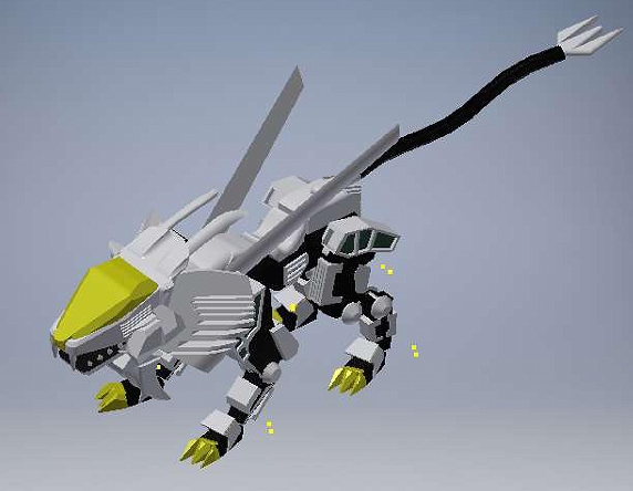 cybertooth�Cе�{������3D�D�� INVENTOR�O(sh��)Ӌ