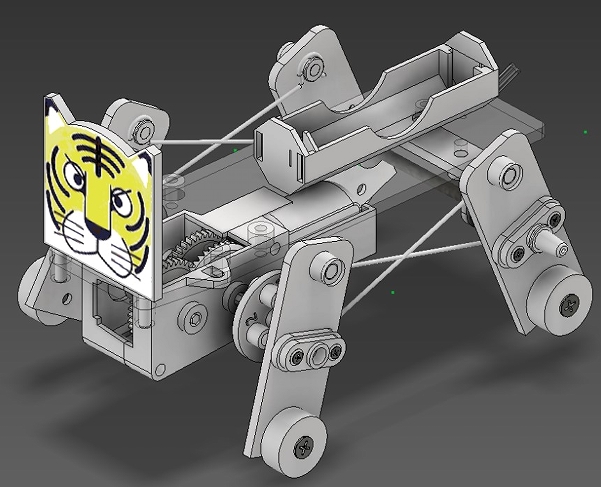 Mechanical Tiger����C���˙Cе���������ģ��3D�D�� INVENTOR�OӋ