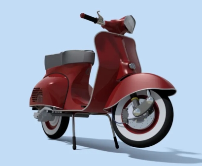 Vespa늄�Ħ��܇����ģ��3D�D�� INVENTOR�OӋ ��STP