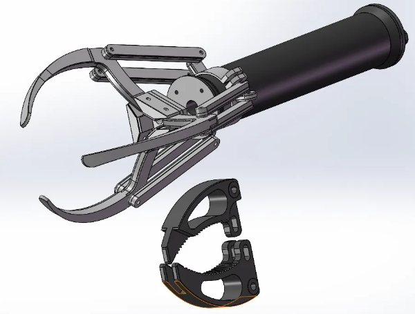 BlueROV2����צʽ�A��3D��(sh��)ģ�D�� STEP��ʽ