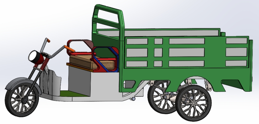 E Rickshaw늄���݆܇3D�D�� Solidworks�OӋ