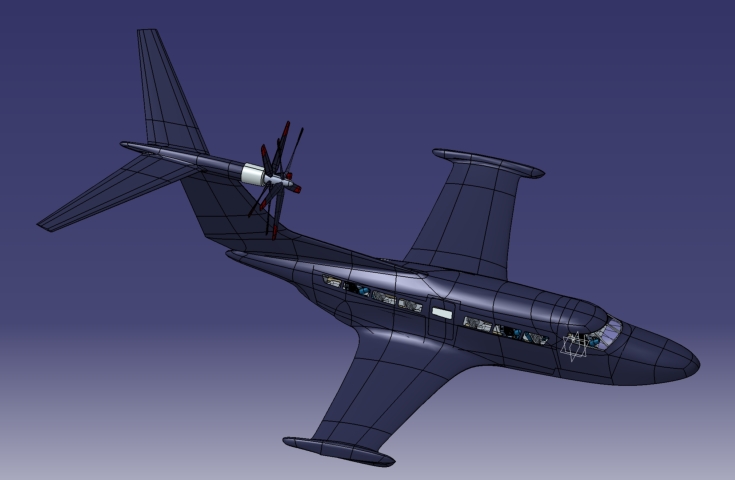 Ekranoplan��Ч�w�������w�C3D��ģ�D�� STP��ʽ