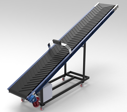 Truck loading conveyor��܇�b؛ݔ�͙C3D��ģ�D�� STEP X_T��ʽ