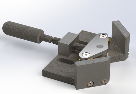Right-Angled Welding Fixtureֱ�Ǻ��ӊA��3D�D�� Solidworks�OӋ