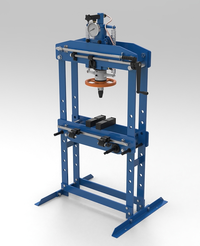 Hydraulic PressҺ���C�͉��C3D�D�� STEP��ʽ