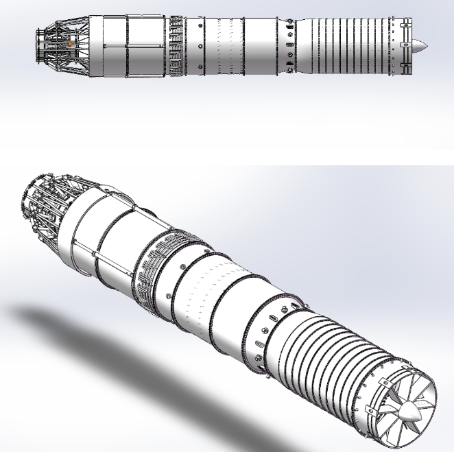 jet engine����l�әC(��ʸ�����ܽY��)3D�D�� STP��ʽ
