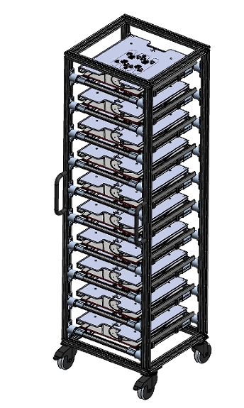Industrial trolley���I(y��)��������܇3D�D�� STEP��ʽ