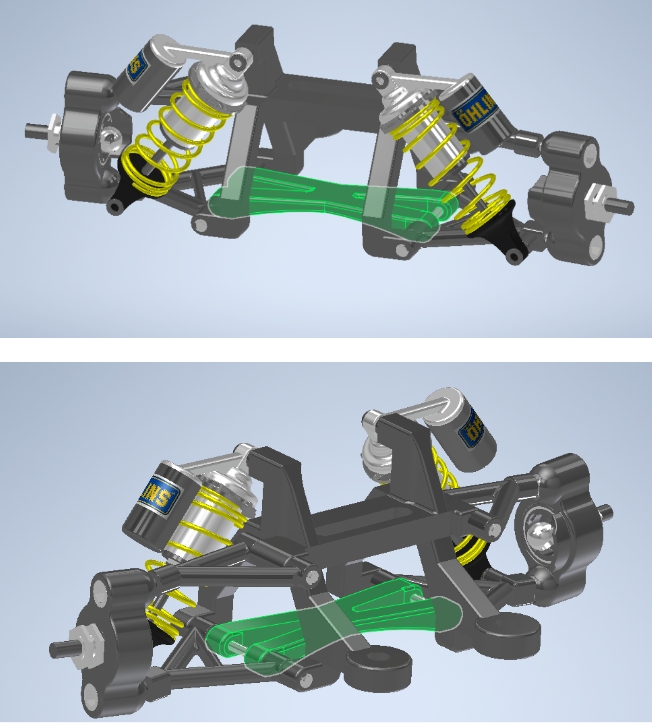 Suspension Systems�Ҽ�ϵ�y�Y��ģ��3D�D�� INVENTOR�OӋ