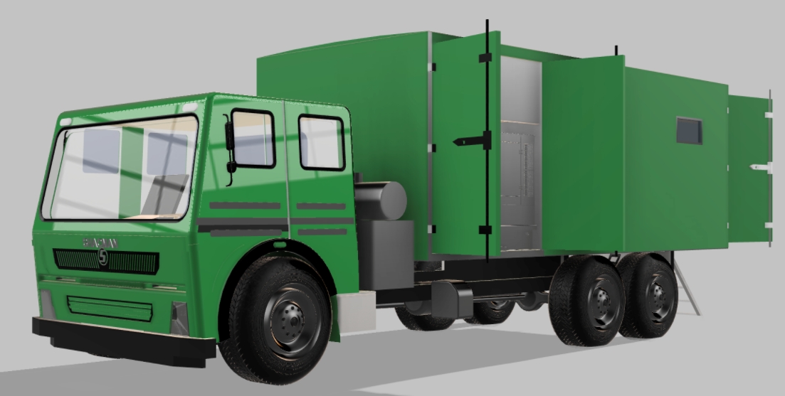 Workshop Truck���b��܇�g��܇3D�D�� STEP��ʽ
