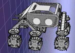 6 Wheeled rover��݆̽�y܇�Y(ji��)��(g��u)3D�D�� STEP��ʽ