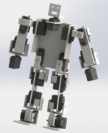 Humanoid Robot�����C(j��)���ΙC(j��)����3D��(sh��)ģ�D�� Solidworks�O(sh��)Ӌ