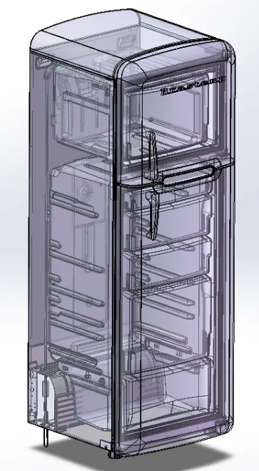 Brastemp refrigerator����ģ��3D�D�� x_t step��ʽ