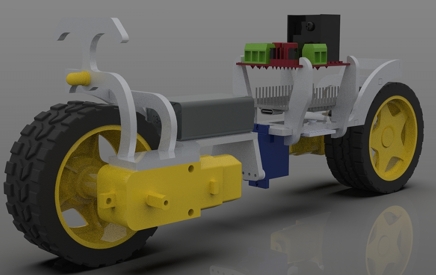 Self Balancing Scooter��ƽ��С��݆���С܇3D�D�� STEP��ʽ