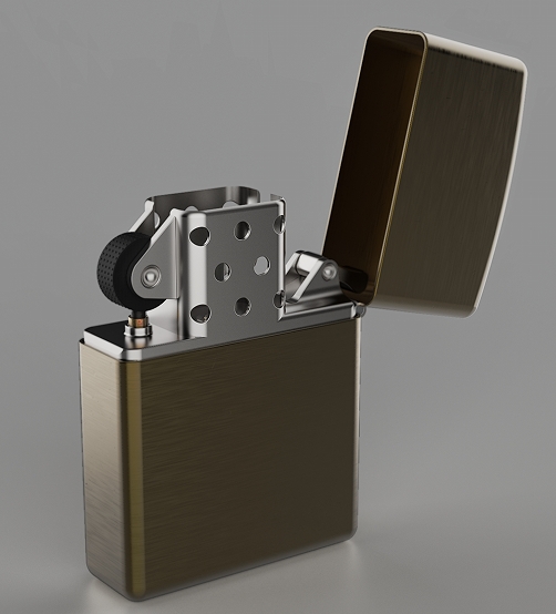 Zippo���C(j��)����ģ��3D�D�� STP��ʽ