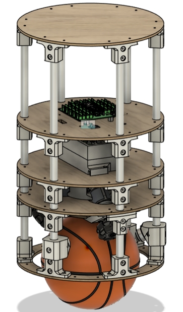 Ballbot����݆ƽ���ƄәC����3D�D�� STEP��ʽ