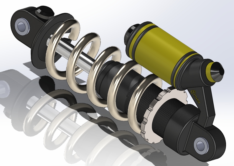 �p������Shock Absorber��3D��ģ�D�� Solidworks�OӋ