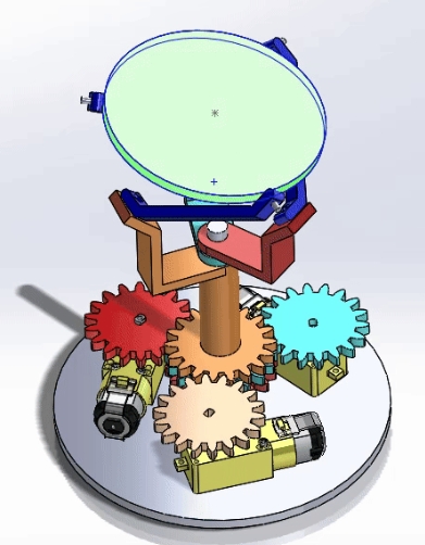 3-DOF������늙C���Ƶ������ɶ����D(zhu��n)�C��(g��u)3D��(sh��)ģ�D�� Solidworks�O(sh��)Ӌ