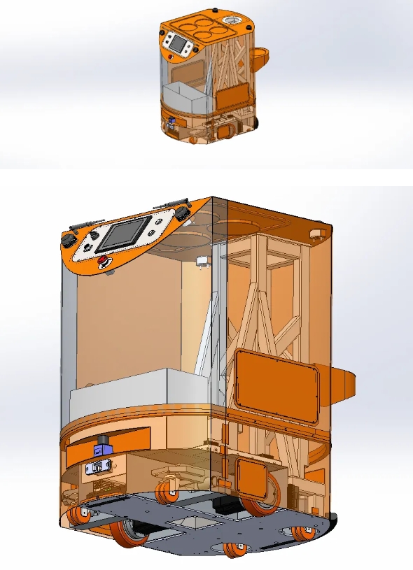 AGV��܇3D��ģ�D�� Solidworks20�OӋ