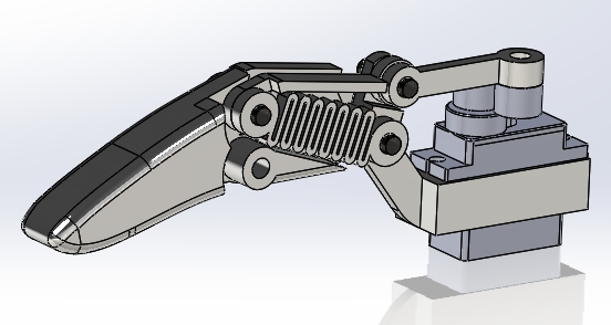 Finger Robot�θ���ָ�C��3D��ģ�D�� Solidworks�OӋ ��STEP
