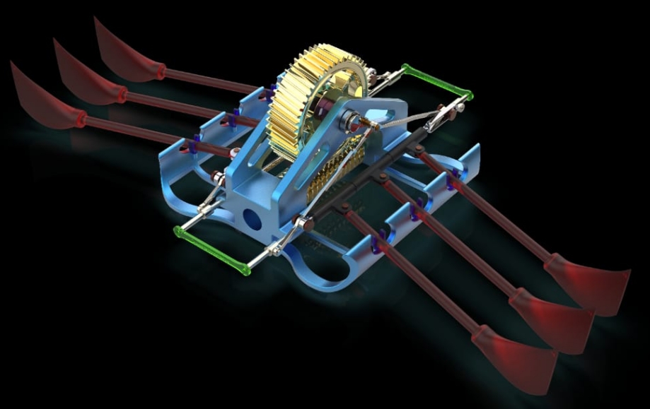 Rowing Machine���������Y��3D�D�� STEP��ʽ