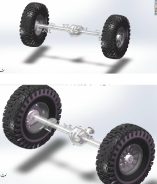 Rear drive axle܇�v���(q��)�Ә�3D�D�� STP��ʽ