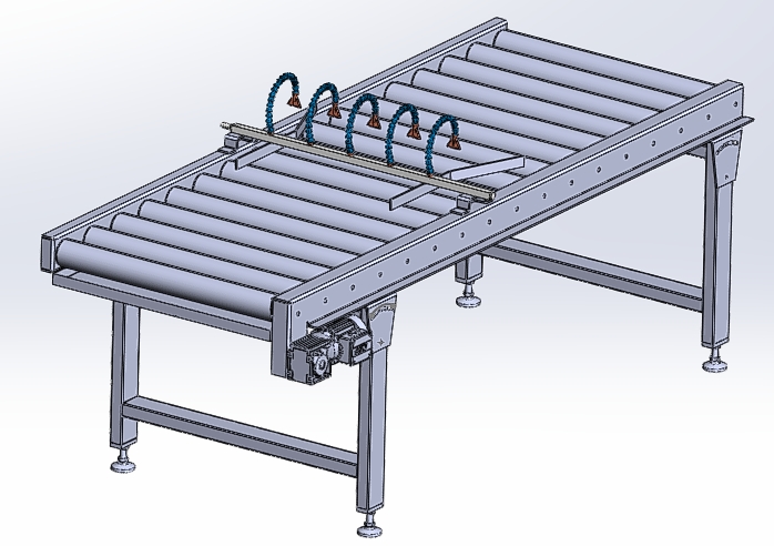 Oil spray Conveyor����ݔ�͙C3D��(sh��)ģ�D�� STEP��ʽ