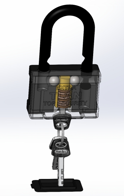 Lock���i��耳׽Y��3D�D�� Solidworks�OӋ ��STEP