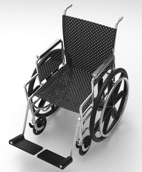 Wheelchair݆�νY(ji��)��(g��u)3D��(sh��)ģ�D�� IGS��ʽ