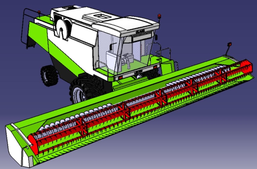 Combine Claas���ո�C3D�D�� IGS��ʽ