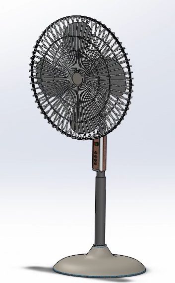 pedestal fan������L(f��ng)��3D��(sh��)ģ�D�� STEP��ʽ