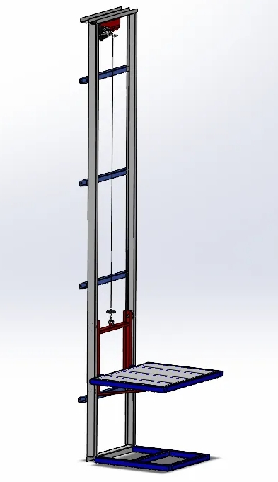 Electric Chain Hoist�����Y(ji��)��(g��u)3D�D�� Solidworks�O(sh��)Ӌ(j��)