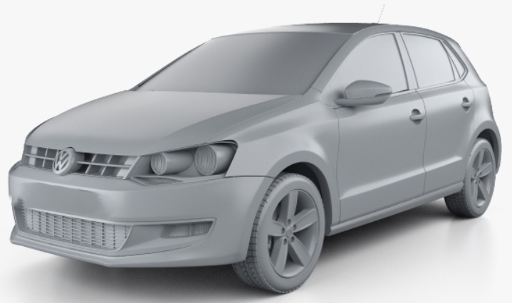  POLO HATCHBACK�Ɏ��I܇3D��ģ�D�� Solidworks�OӋ