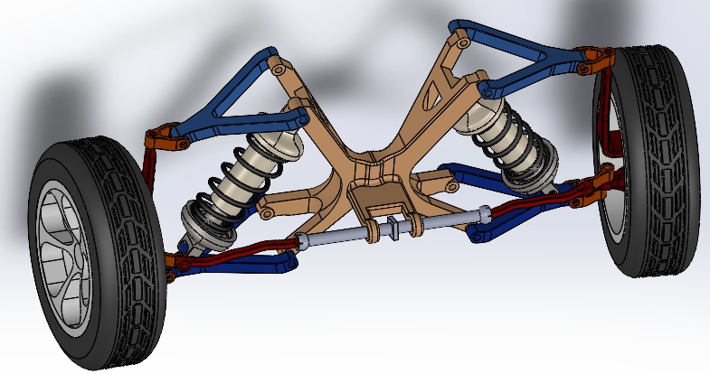 suspension system�Ғ�ϵ�y(t��ng)��(ji��n)�׽Y(ji��)��(g��u)3D�D�� Solidworks�O(sh��)Ӌ(j��)