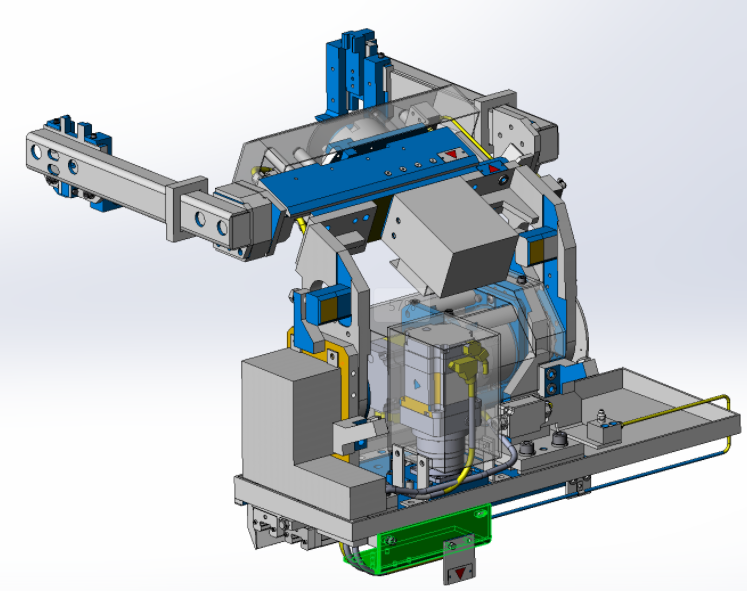 Robot arm SS1�Cе�۽Y��3D�D�� Solidworks�OӋ