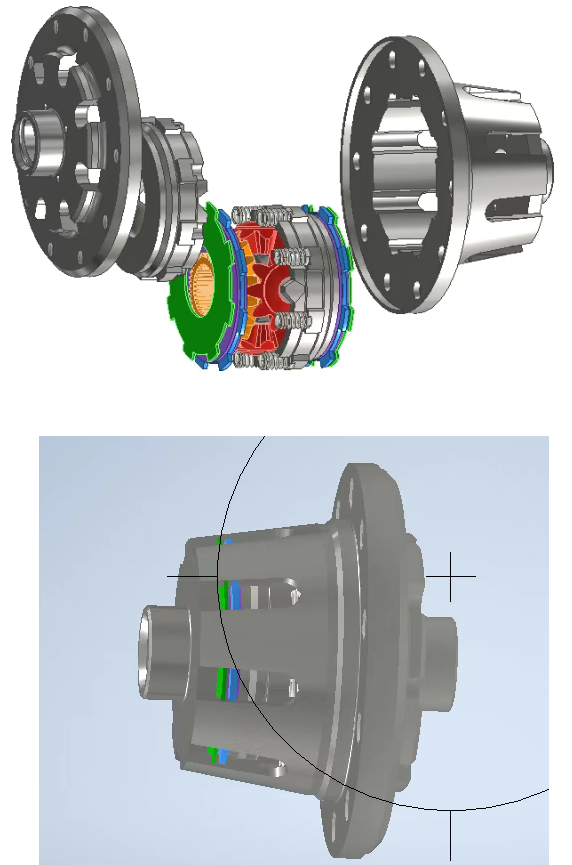 Car differential��܇�������Y��3D�D�� INVENTOR�OӋ