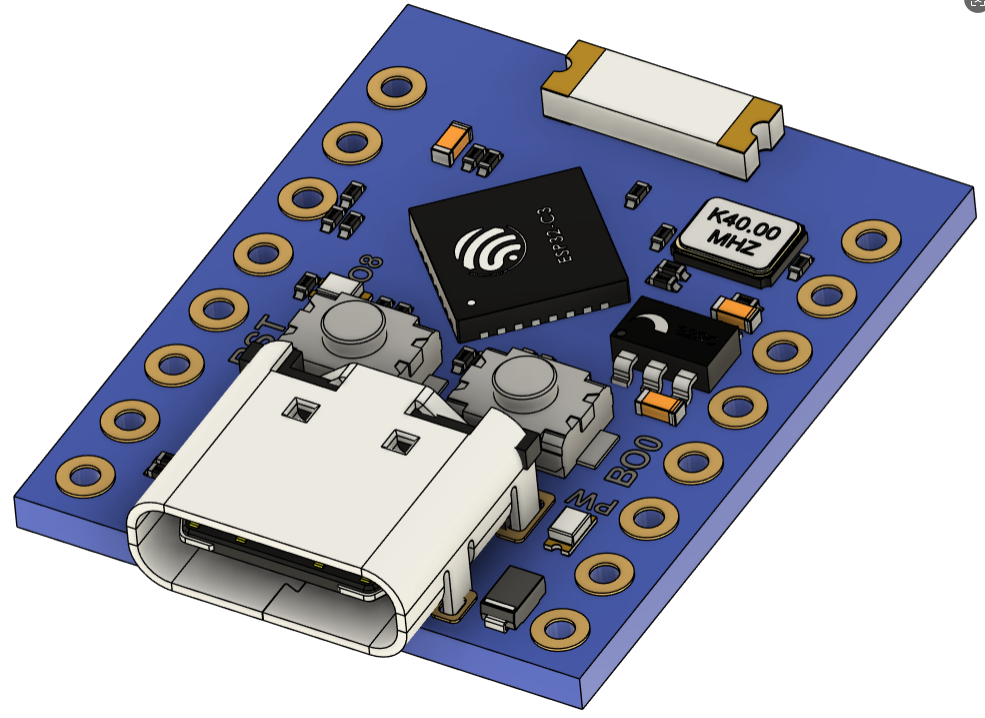 ESP32C3����(j��)�����_(k��i)�l(f��)��3D��(sh��)ģ�D�� STEP��ʽ