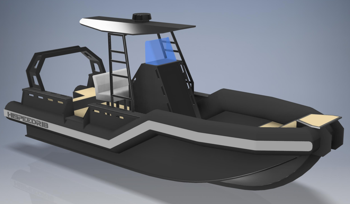 HISPEED����Ħ��ͧ3D��ģ�D�� STP��ʽ