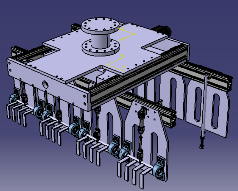 Palletizing Gripper�a��ץ�ֽY(ji��)��(g��u)3D�D�� STP��ʽ