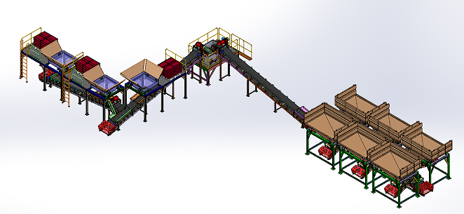 Waste SORTING�U�Ϸ֒������O��3D�D�� STEP��ʽ