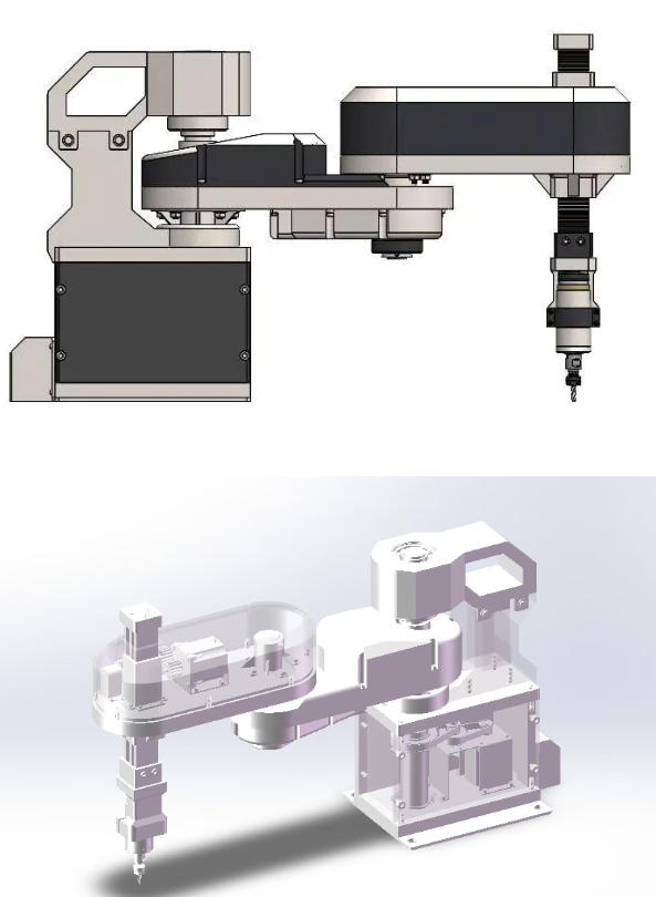 Manh Robot Scara�Cе��3D��ģ�D�� STEP��ʽ