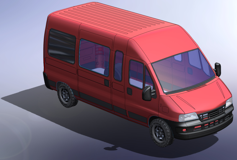 DUCATO 2004��ʽ؛܇ģ��3D�D�� STEP��ʽ