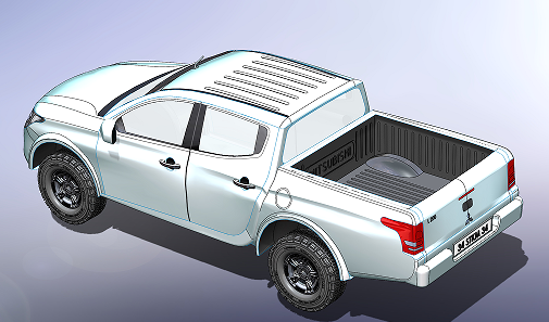 ����L200��Ƥ��܇3D�D�� STEP��ʽ