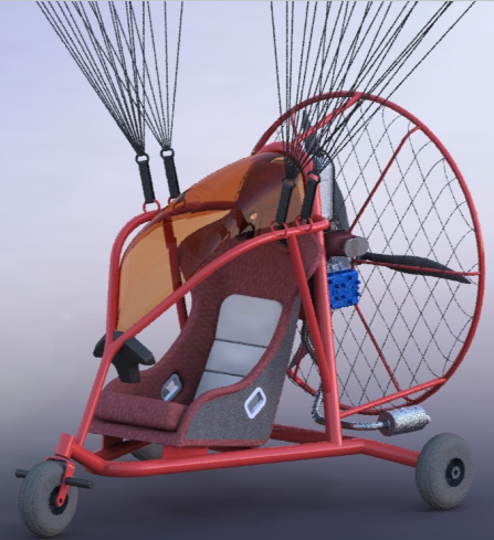 PARAMOTOR TROLLEY��������܇3D��ģ�D�� STEP��ʽ